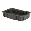 LEWISBins Divider Box NDC2035 16-1/2" x 10-7/8" x 3-1/2", Gray - Pkg Qty 8