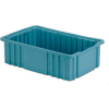 LEWISBins Divider Box NDC2050 16-1/2" x 10-7/8" x 5", Light Blue - Pkg Qty 8