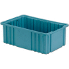LEWISBins Divider Box NDC2060 16-1/2" x 10-7/8" x 6", Light Blue - Pkg Qty 8