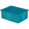 LEWISBins Divider Box NDC3080 22-3/8" x 17-3/8" x 8", Light Blue - Pkg Qty 4