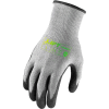 Lift Safety Microfoam Gloves, Fiberwire, A5, Nitrile, Large, Knit Wrist, 13 Gauge
