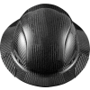 Lift Safety HDC-15KG Dax Carbon Fiber Hard Hat, 6-Point Suspension, Black