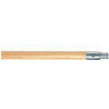 Boardwalk® 60" Metal-Tip Threaded End Broom Handle, Natural - BWK138 - Pkg Qty 6
