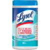 LYSOL® Disinfecting Wipes, Ocean Fresh, 7" x 8", 80 Wipes/Can, 6 Cans/Case - 77925