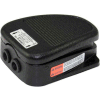 Linemaster 4C-30F2-S Airval Foot Switch, 4-Way Momentary, Black, Cast Iron