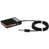 Linemaster T-91-PS Treadlite II Foot Switch W/8' Audio Cable & Phone Plug, Momentary, Black, Steel