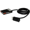 Linemaster T-91-SC3 Treadlite II Foot Switch W/6' Cord & 3 Prong Plug, Momentary, Black, Steel
