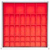 SC Drawer Layout, 36 Plastic Boxes 2" H