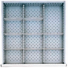 SC Drawer Layout, 11 Compartments 7" H