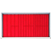 HS Layout, Slotted Groove Trays 2" H