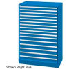Lista 40-1/4&quot;W  Cabinet, 16 Drawer, 270 Compart - Bright Blue, Master Keyed