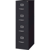 Lorell® 4-Drawer Heavy Duty Vertical File Cabinet, 15"W x 25"D x 52"H, Black