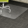Lorell® Office Chair Mat for Carept - 60"L x 46"W, 0.12" Thick - Beveled Edge - Clear