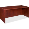 Lorell® Rectangular Desk Shell - 60"W x 30"D x 29-1/2"H - Mahogany - Essentials Series
