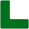 Floor Marking Tape, Green, L Shape, 25/Pkg., LM110G