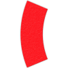 Floor Marking Tape, Red, Arc Shape, 25/Pkg., LM140R