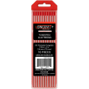 1/16" x 7" TIG Tungsten - 2% Thoriated Red - Pkg of 10