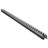 Ashland 10' Straight Flow Rail 33928 - C-Channel - 3-5/8" OAW - 8 WPF - 1-1/2" Axle Centers