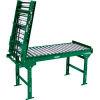 Ashland 3' Spring Assisted Roller Conveyor Gate - 22&quot; BF - 1.9&quot; Roller Diameter - 3&quot; Axle Centers