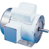 Leeson Motors Motor Washdown Motor-1HP, 115/208-230V, 3450RPM, TEFC, RIGID C, 1.15 SF, 70 Eff.