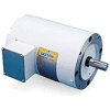 Leeson Motors Motor Washdown Motor-1/2HP, 208-230/460V, 1725/1425RPM, TEFC, ROUND, 1.15 SF, 74 Eff.