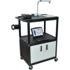 A/V Cart w/ Cabinet - 32x24x48-1/4