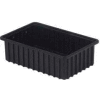 LEWISBins ESD-Safe Divider Box DC2050xL - 16-1/2"L x 10-29/32"W x 5"H - Pkg Qty 8