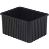 LEWISBins ESD-Safe Divider Box DC3120xL - 22-13/32"L x 17-13/32"W x 12"H - Pkg Qty 3
