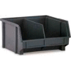 LEWISBins ESD-Safe Hanging & Stacking Part Bin PB30x-XL - w/Divider, 5-13/16x9-1/2x5 - Pkg Qty 12
