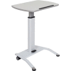 Luxor® Pneumatic Height Adjustable Lectern - White