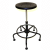 ShopSol Utility Stool with 14 Diameter Seat-Pentagon Foot Ring