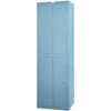 Lyon 4 Hanging Garment Locker w/ Key Lock DD6404W - Gray