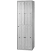 Lyon 8 Hanging Garment Locker w/ Turn Loc DD6408TL - Gray