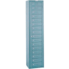 Lyon 16 Door Cell Phone/Laptop Locker With Combo Lock, 18"Wx15"Dx78"H, Gray, Assembled