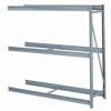 Bulk Storage Rack Add-On, 3 Tier, Without Decking, 72"W x 36"D x 72"H Gray