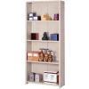 Lyon Steel Shelving 18 Gauge 36"W x 18"D x 84"H Closed Style 5 Shelves Gy Starter