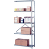 Lyon Steel Shelving 20 Gauge 42"W x 24"D x 84"H Open Style 5 Shelves Gy Add-On