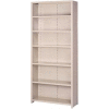 Lyon Steel Shelving 22 Gauge 36"W x 18"D x 84"H Closed Style 7 Shelves Gy Add-On