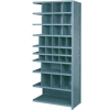 Lyon Shelving Add-On DD8122H - 38 Compartment 10 Heavy-Duty Shelves, 36"Wx24"Dx84"H Gray