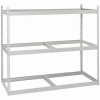 Record Rack Starter, Particle Board, 30 Box Cap, 69"W x 16"D x 60"H, 3 Level Putty