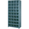 Lyon Shelving Starter PP8101SH - 36 Compartment 10 Heavy-Duty Shelves, 36"Wx18"Dx84"H Putty