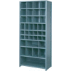 Lyon Shelving Starter PP8121SH - 38 Compartment 10 Heavy-Duty Shelves, 36"Wx18"Dx84"H Putty