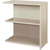 Lyon Steel Shelving 36"W x 24"D x 39"H Closed Counter Style 3 Shelves Py Add-On