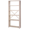 Lyon Steel Shelving 20 Gauge 36"W x 24"D x 84"H Closed Sides, Open Back 6 Shelves Py Starter