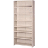 Lyon Steel Shelving 20 Gauge 48"W x 12"D x 84"H Closed Style 8 Shelves Py Add-On