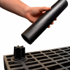 Structural Plastic Shelf Leg 12", Black