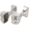 Prime-Line M 6020 Shower Door Towel Bar Bracket, Chrome,(Pack of 2)