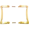 Prime-Line M 6030 Shower Door Handle Set, Brass