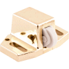 Prime-Line M 6189 Shower Door Catch with Nylon Roller, Gold