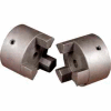 Cast Iron Jaw Coupling Hub, Style L225, 2 1/2" Bore Diameter, 5/8 x 5/16 Keyway